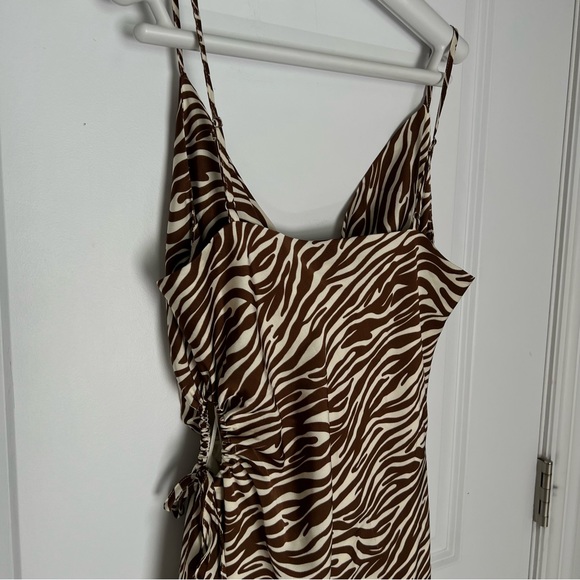ACOA Animal print slip mini dress size L - Picture 8 of 11